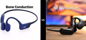 Bone Conduction and Air Conduction Headphones